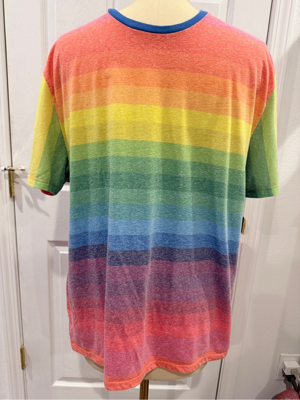 ASOS Rainbow Stripe Tee - XXL